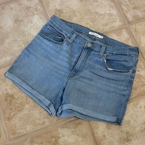 Levi's Blue Denim Shorts